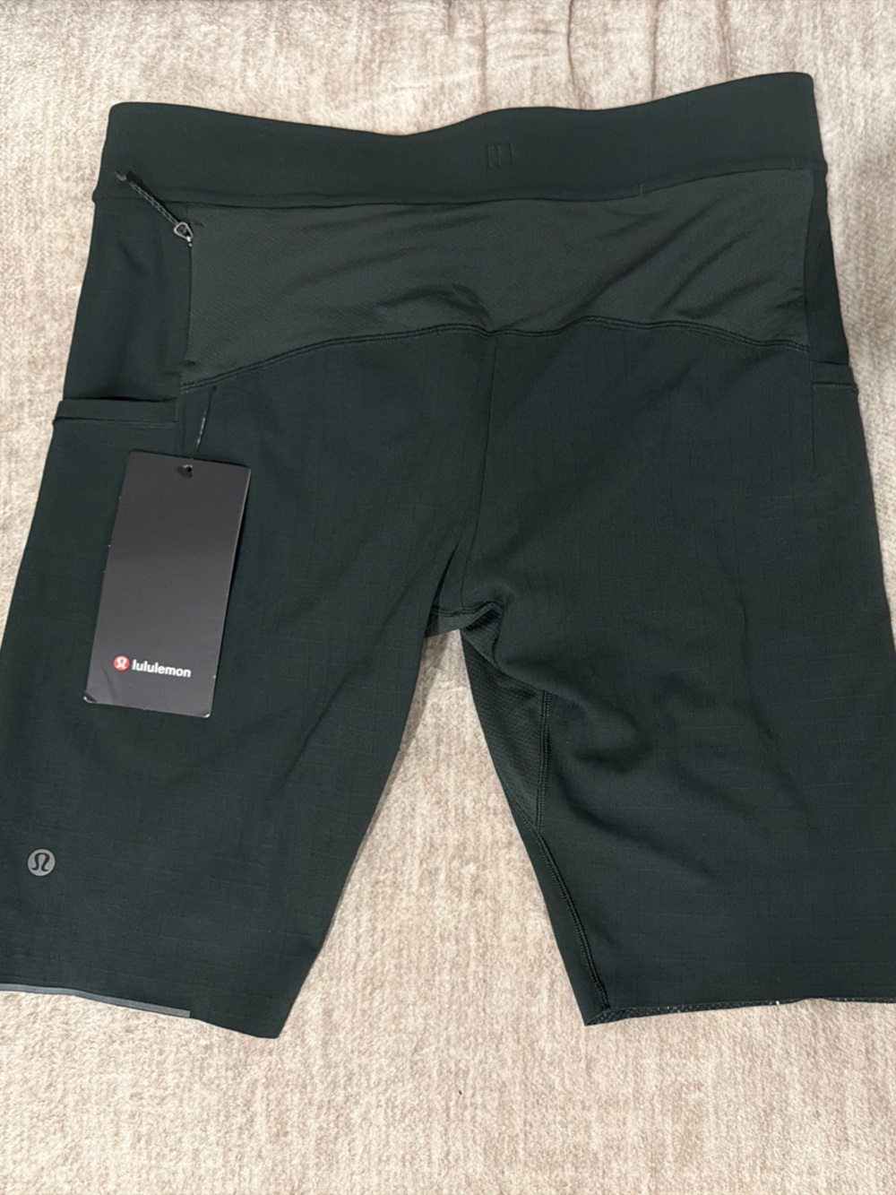 Lululemon Surge Warm Half Tight 10" - Rainforest Green - NWT